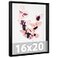 Califortree Large 16x20 Shadow Box Frame with Soft Linen Back Memory Display Case Shatterproof Plexiglass 12 Push Pins Included Black
