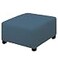 Easy-Going EasyGoing Stretch Ottoman Cover Folding Storage Stool Furniture Protector Soft slipcover with Elastic Bottom MediumBluestone