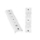 Jos & Straight Curtain Track Double Ceiling Brackets White 6 Pack Ceiling Mount Curtain Support Track Accessories
