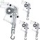 Cutelec 4pcs Wand Tilter for 2 Low Profile Horizontal Blinds Tilt Mechanism Hook Connection with Square Shaped Gear Low Rail Blinds Accessory