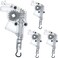 Cutelec 4pcs Wand Tilter for 2 Low Profile Horizontal Blinds Tilt Mechanism Hook Connection with Square Shaped Gear Low Rail Blinds Accessory