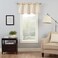 Eclipse ECLIPSE Modern Valance Rod Pocket Window Curtain for Kitchen or Bathroom 42 x 21