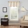 Eclipse ECLIPSE Modern Valance Rod Pocket Window Curtain for Kitchen or Bathroom 42 x 21