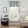 Eclipse ECLIPSE Canova Modern Valance Rod Pocket Window Curtain for Kitchen or Bathroom 42 x 21 River Blue