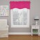 Eclipse ECLIPSE Kendall Modern Scalloped Valance Rod Pocket Window Curtain for Kitchen or Bathroom Raspberry 42 x 18