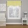 Eclipse ECLIPSE Kendall Modern Scalloped Valance Rod Pocket Window Curtain for Kitchen or Bathroom 42 x 18 Lemon