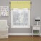 Eclipse ECLIPSE Kendall Modern Scalloped Valance Rod Pocket Window Curtain for Kitchen or Bathroom 42 x 18 Lemon