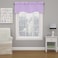 Eclipse ECLIPSE Kendall Modern Scalloped Valance Rod Pocket Window Curtain for Kitchen or Bathroom 42 x 18 Light Purple