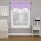 Eclipse ECLIPSE Kendall Modern Scalloped Valance Rod Pocket Window Curtain for Kitchen or Bathroom 42 x 18 Light Purple