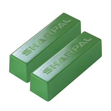 SHARPAL 208H 106g 4 Oz Polishing Compound Fine Green Buffing Compound Leather Strop Sharpening Stropping Compounds 2Pack Total 106g 4 Oz