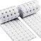 Rena Chris Self Adhesive Dots 059 Hook and Loop Circles 1000 Pcs Round Fasteners with Strong Adhesive Backing Waterproof Nylon for Classroom Office Home White