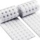 Rena Chris Self Adhesive Dots 059 Hook and Loop Circles 1000 Pcs Round Fasteners with Strong Adhesive Backing Waterproof Nylon for Classroom Office Home White
