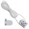 Micro Traders 1 Pcs Roman Blind Pulley Sidewinder Chain Mechanism Direct Drive Blind End Control Unit with 2 Meter White Bead Chain
