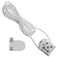 Micro Traders 1 Pcs Roman Blind Pulley Sidewinder Chain Mechanism Direct Drive Blind End Control Unit with 2 Meter White Bead Chain