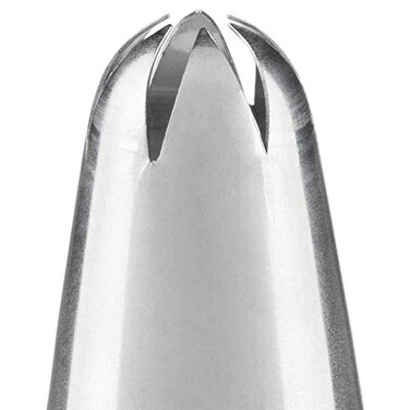 Ateco 852 Deep Closed Star Pastry Tip Stainless Steel