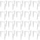lasenersm 100 Pieces Pizza Stand Pizza Saver Tabletop Pizza Saver Plastic Pizza Stands Pizza Box Stack Pizza Saver Stand Pizza Boxes Stands Plastic Tripod Stack White
