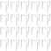 lasenersm 100 Pieces Pizza Stand Pizza Saver Tabletop Pizza Saver Plastic Pizza Stands Pizza Box Stack Pizza Saver Stand Pizza Boxes Stands Plastic Tripod Stack White