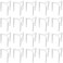 lasenersm 100 Pieces Pizza Stand Pizza Saver Tabletop Pizza Saver Plastic Pizza Stands Pizza Box Stack Pizza Saver Stand Pizza Boxes Stands Plastic Tripod Stack White