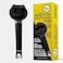 Smilyeez The Original Smiling Handle with Soap Dispensing for Scrub Daddy Reg TM Sponge and Scrub Moji Sponge Black
