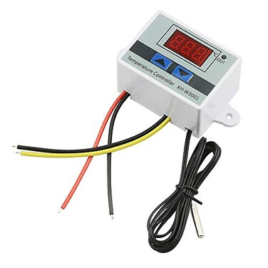 XINGYHENG XHW3001 DC 12V 10A Microcomputer Digital Temperature Controller Digital Display Thermostat Control Switch and NTC 10K Thermistor Sensors Digital Temperature Probe 12V 120W
