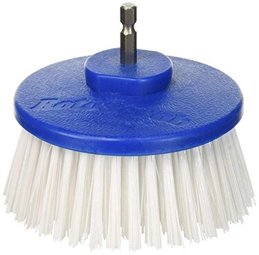 RotoScrub MultiPurpose Drill Brush Attachment Showers Tubs Carpet Tile Grout Medium Bristle for Ultimate Cleaning Power