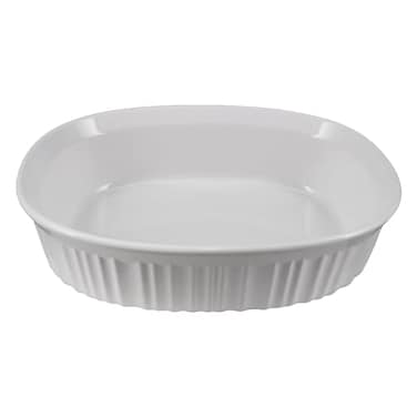 CorningWare FS12 15qt14L French White Oval Ceramic Casserole Bakeware Dish