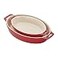 STAUB Staub Ceramic 2pc Oval Baking Dish Set Cherry