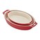 STAUB Staub Ceramic 2pc Oval Baking Dish Set Cherry