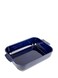 Peugeot Appolia Rectangular Oven Dish Ceramic Baker with Handles Blue 10 x 8 x 25 inches