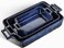 vicrays VICRAYS Ceramic Bakeware Set Porcelain Rectangular Lasagna Pans Casserole Dish Set for Baking Cooking Kitchen Cake Dinner Banquet and Daily Use 3 PCS 15 x 85 InchesBlue