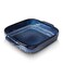 KOOV Ceramic Bakeware 8x8 Baking Dish Square Baking Pan Ceramic Baking Dish Brownie Pans for Cake Dinner Kitchen Reactive Glaze Nebula Blue