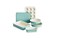 GreenLife 6 Piece Nonstick Bakeware Set NonToxic PFASFree Ceramic Oven Pans Dishwasher Oven Safe to 450F Easy Release Baking Sheet Loaf Pan Rectangle Round Cake Muffin Pan Turquoise