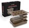 Elbee Home 8Piece Nonstick Space Saving Bread Baking Pan Set Includes Large Roasting Pan Bread Loaf Pan Baguette Pan Cooling Rack 8Cavity Mini Loaf Pan Aluminized Steel PFOA PFOS Free