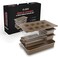Elbee Home 8Piece Nonstick Space Saving Bread Baking Pan Set Includes Large Roasting Pan Bread Loaf Pan Baguette Pan Cooling Rack 8Cavity Mini Loaf Pan Aluminized Steel PFOA PFOS Free