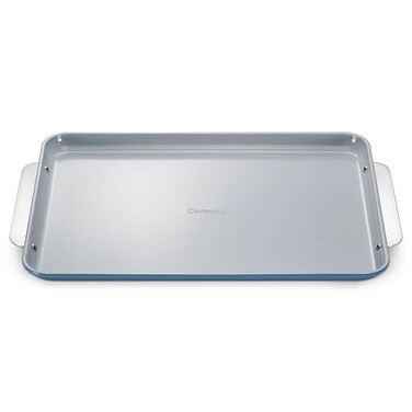 Caraway NonStick Ceramic Baking Sheet Naturally Slick Ceramic Coating NonToxic PTFE PFOA Free Perfect for Baking Roasting and More Large 18 x 13 Slate