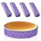 Bcautay 4 Pcs Baking Strips Cake Pan Dampen Strips Absorbent Thick Cotton Cake Strips for Kitchen Bakery Restaurant