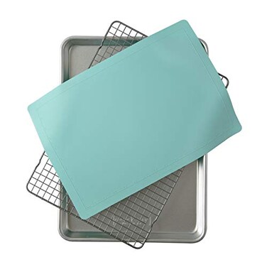 Nordic Ware 3Piece Cookie Set 1 Pack with Aqua Baking Mat
