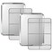 Deedro Baking Sheet with Cooling Rack Set 2 Sheets 2 Racks Stainless Steel Cookie Half Sheets Baking Pan Oven Tray with Rack 16 x 12 x 1 Inch Heavy Duty Nontoxic Dishwasher Safe