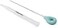 Farberware Baking Cake Tester Soft Grip Handle Stainless Steel Wire 6 Reusable Baking Cake Tester Tool with Protective Cover Dishwasher Safe Essential for Pastry Testing Aqua