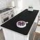 Warome Silicone Mat787x 236 Heat Resistant Mats for CountertopExtra Large Countertop Protector Mat Multifunctional Cuttable Kitchen Counter Mat Silicone Mats for Kitchen CounterCrafts Black