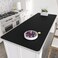 Warome Silicone Mat787x 236 Heat Resistant Mats for CountertopExtra Large Countertop Protector Mat Multifunctional Cuttable Kitchen Counter Mat Silicone Mats for Kitchen CounterCrafts Black