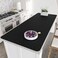 Warome Silicone Mat787x 236 Heat Resistant Mats for CountertopExtra Large Countertop Protector Mat Multifunctional Cuttable Kitchen Counter Mat Silicone Mats for Kitchen CounterCrafts Black