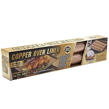 Tekno 2 Pack Copper Oven Liners