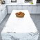 Warome Silicone Mats for Kitchen Counter Table Desk 47x23 Heat Resistant Countertop Protector NonSlip Baking Pad Dishwasher Safe No Crease White Translucent