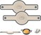 Ziliyy 2 Pcs Silicone Bread Sling for Dutch Oven Liners Silicone Baking Mat NonStick Heat Resistant Reusable Sourdough Bread Baking Supplies with Long Handle Bread Making Tools for Transfer Sourdough