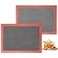 AMYONE Perforated Baking Mats 2 PCS Eclair Silicone Mat for Half Sheet NonStick Reusable Oven Liners for Making BreadPizzaPastryCookie 11 58 x 16 12