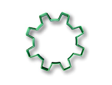 Arbi Design Gear Cookie Cutter 4 inch