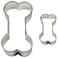 PME Set of 2 Bone Cookie and Cake Cutters Small Medium Standars SC608