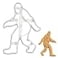 Bakerlogy Large Big Foot cookie cutter 1 piece