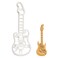 Bakerlogy Electric Guitar cookie cutter 1 piece